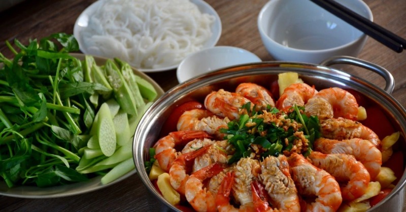 Lẩu tôm 5 Ri